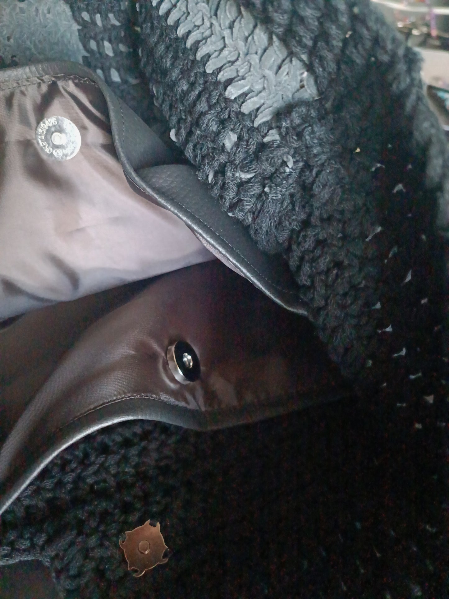 Borsa invernale all'uncinetto