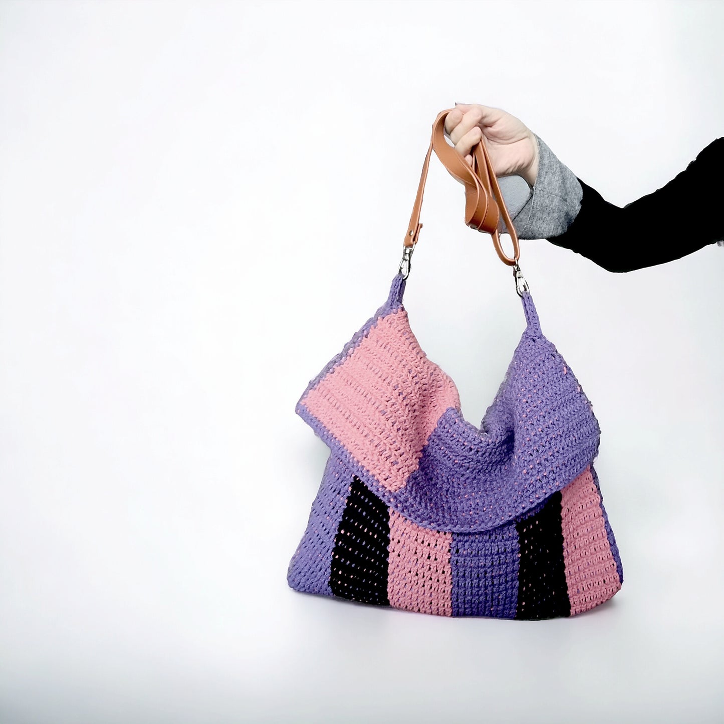 Borsa da spalla all' uncinetto - Quattroequarantotto