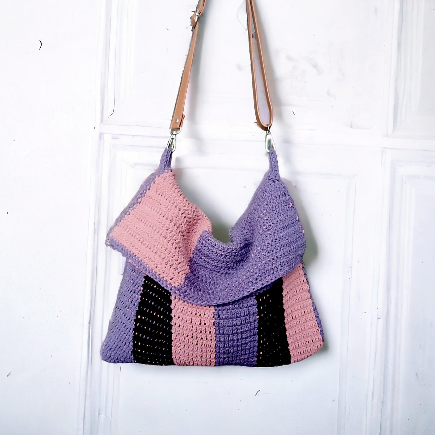 Borsa da spalla all' uncinetto - Quattroequarantotto