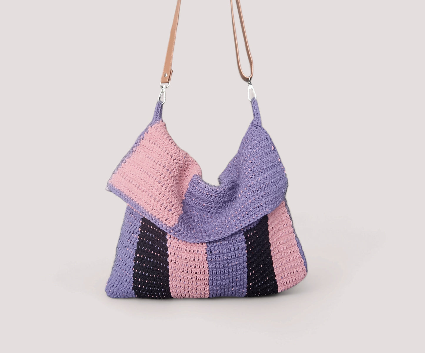 Borsa da spalla all' uncinetto - Quattroequarantotto