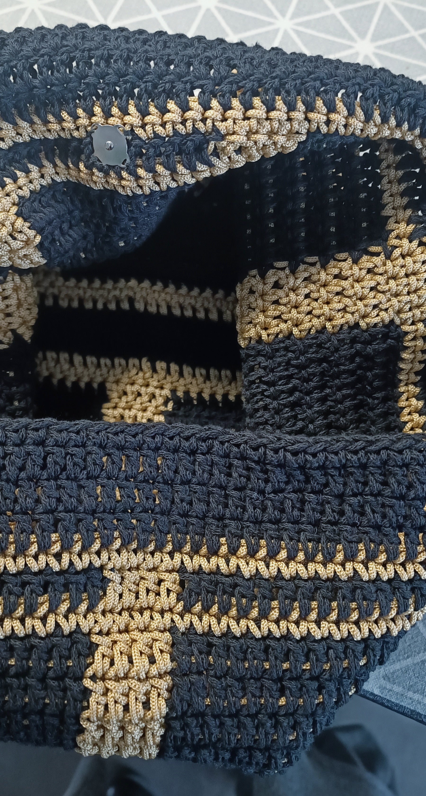 Borsa tote all'uncinetto - Quattroequarantotto