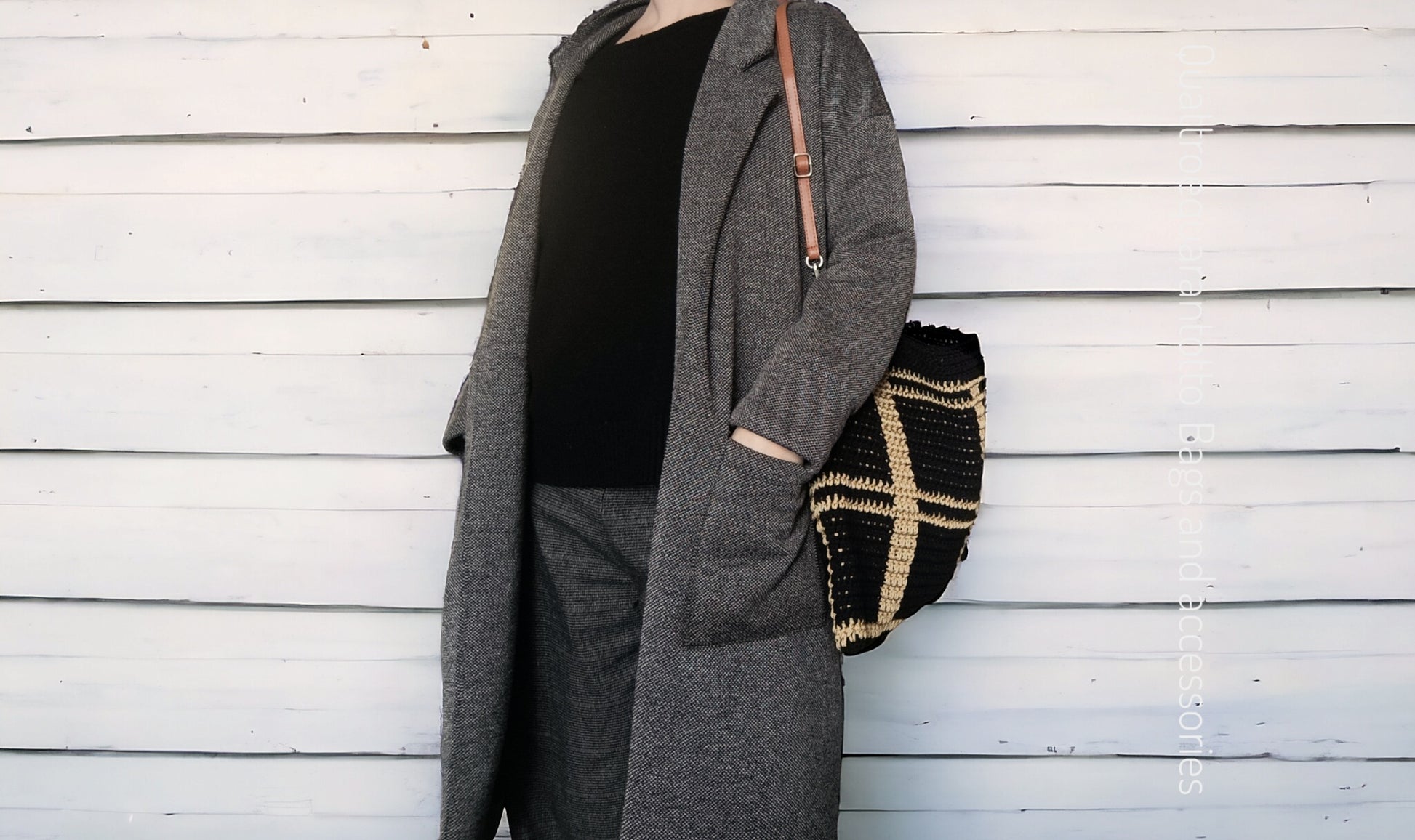 Borsa tote all'uncinetto - Quattroequarantotto