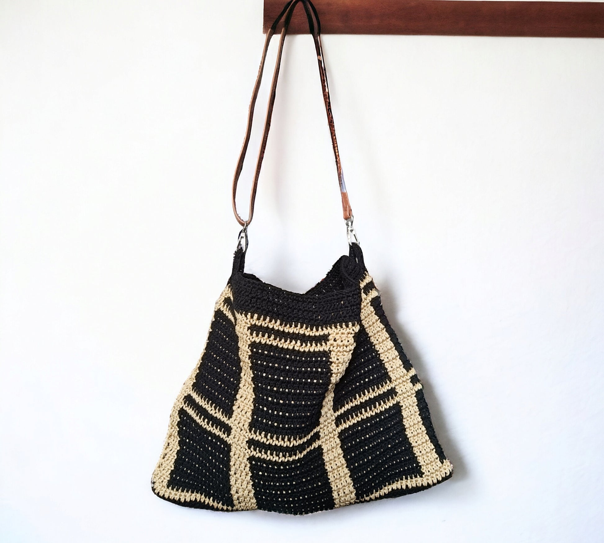 Borsa tote all'uncinetto - Quattroequarantotto