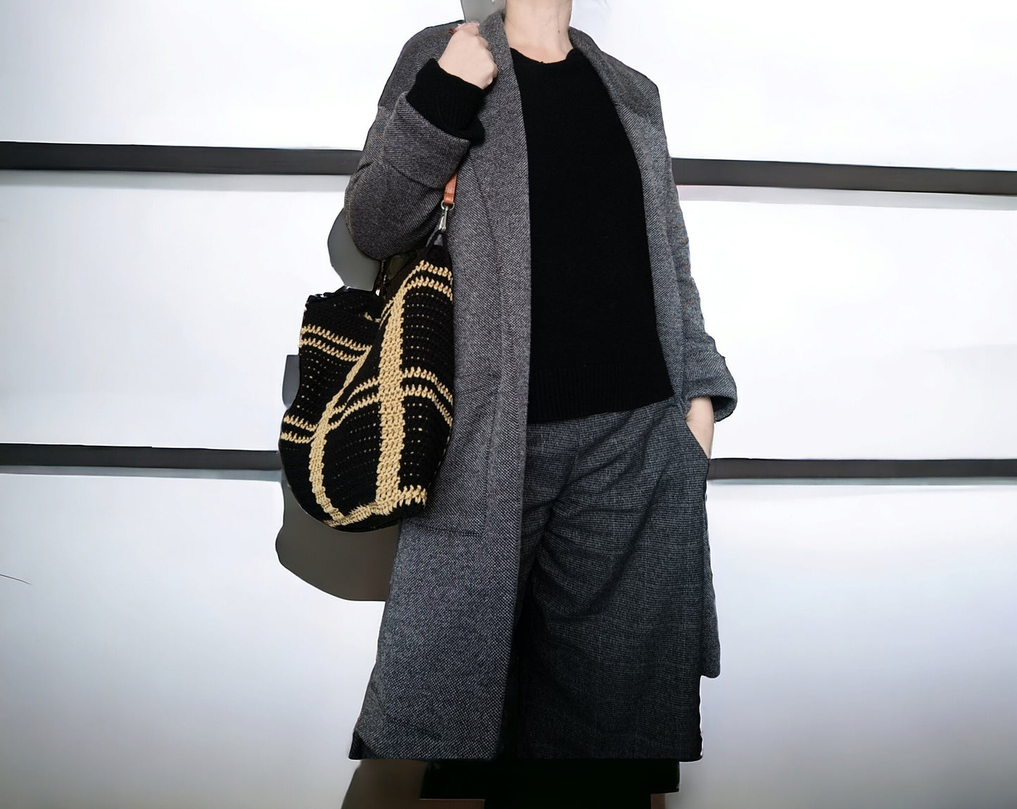Borsa tote all'uncinetto - Quattroequarantotto