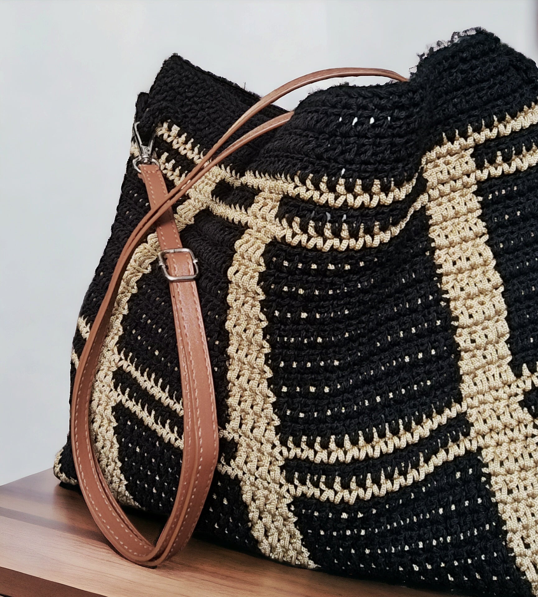 Borsa tote all'uncinetto - Quattroequarantotto