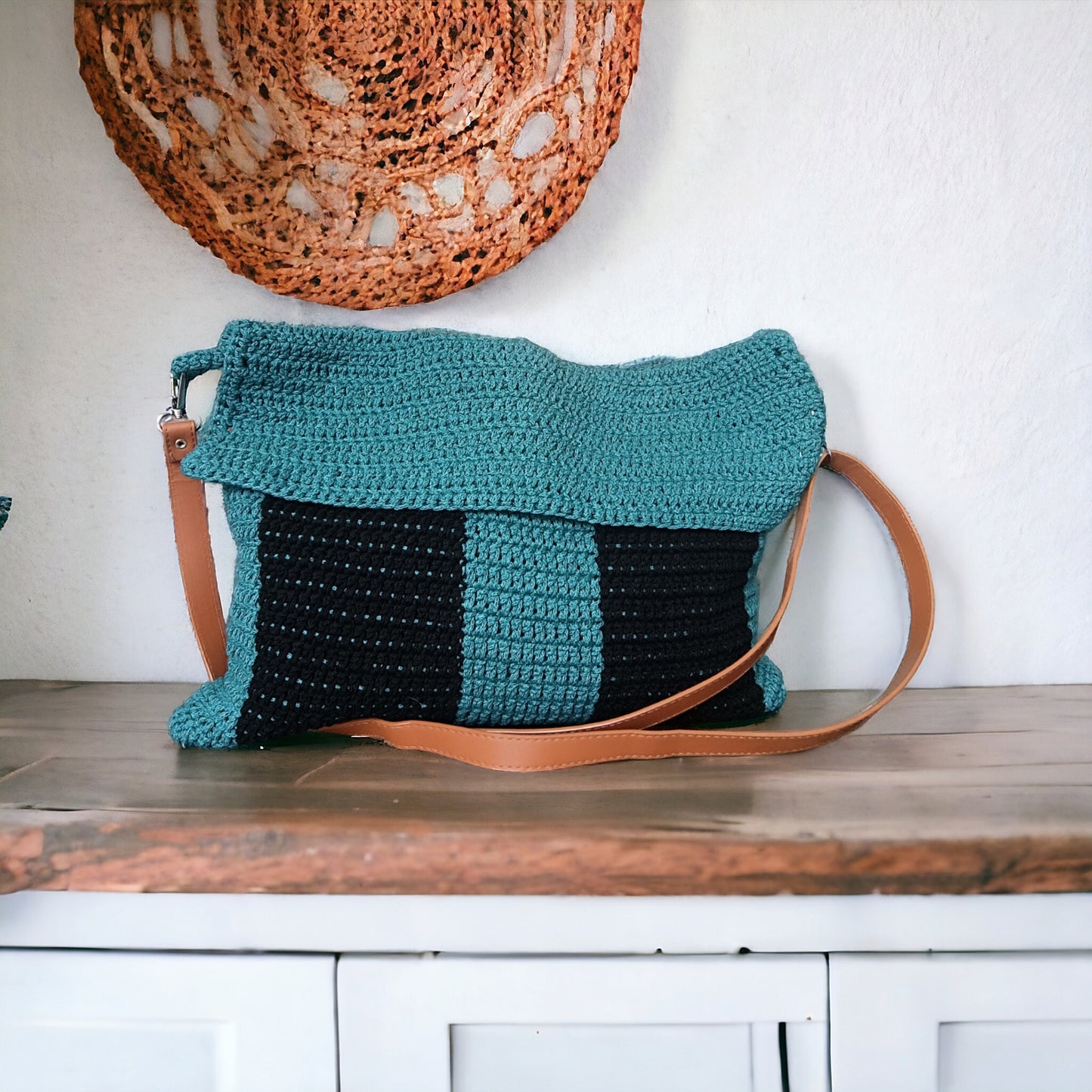 Borsa da spalla e tracolla all' uncinetto - Quattroequarantotto