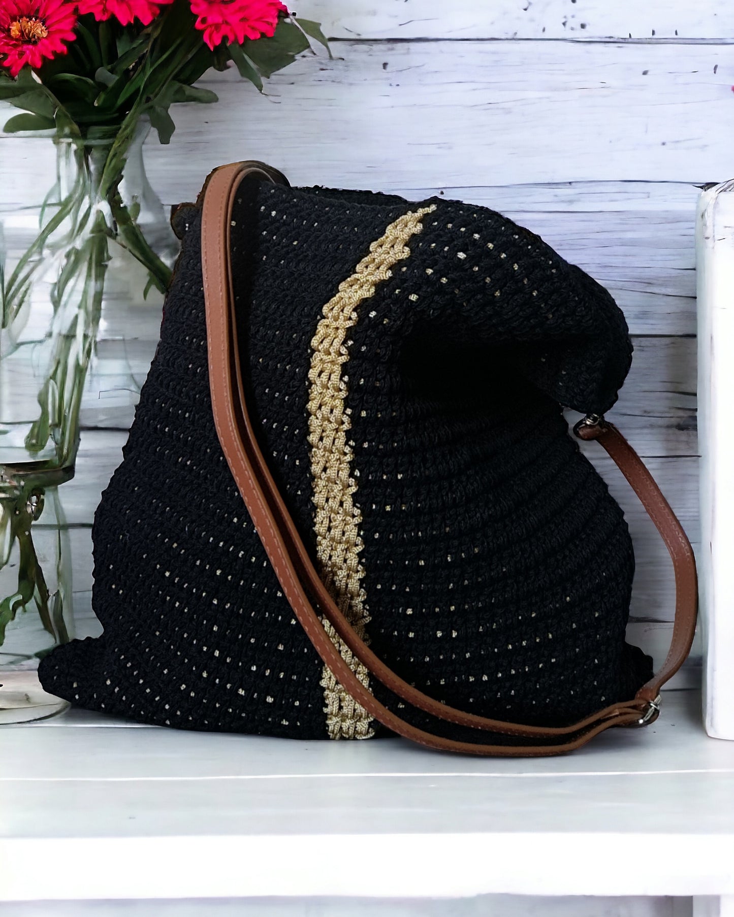 Borsa tote all'uncinetto - Quattroequarantotto