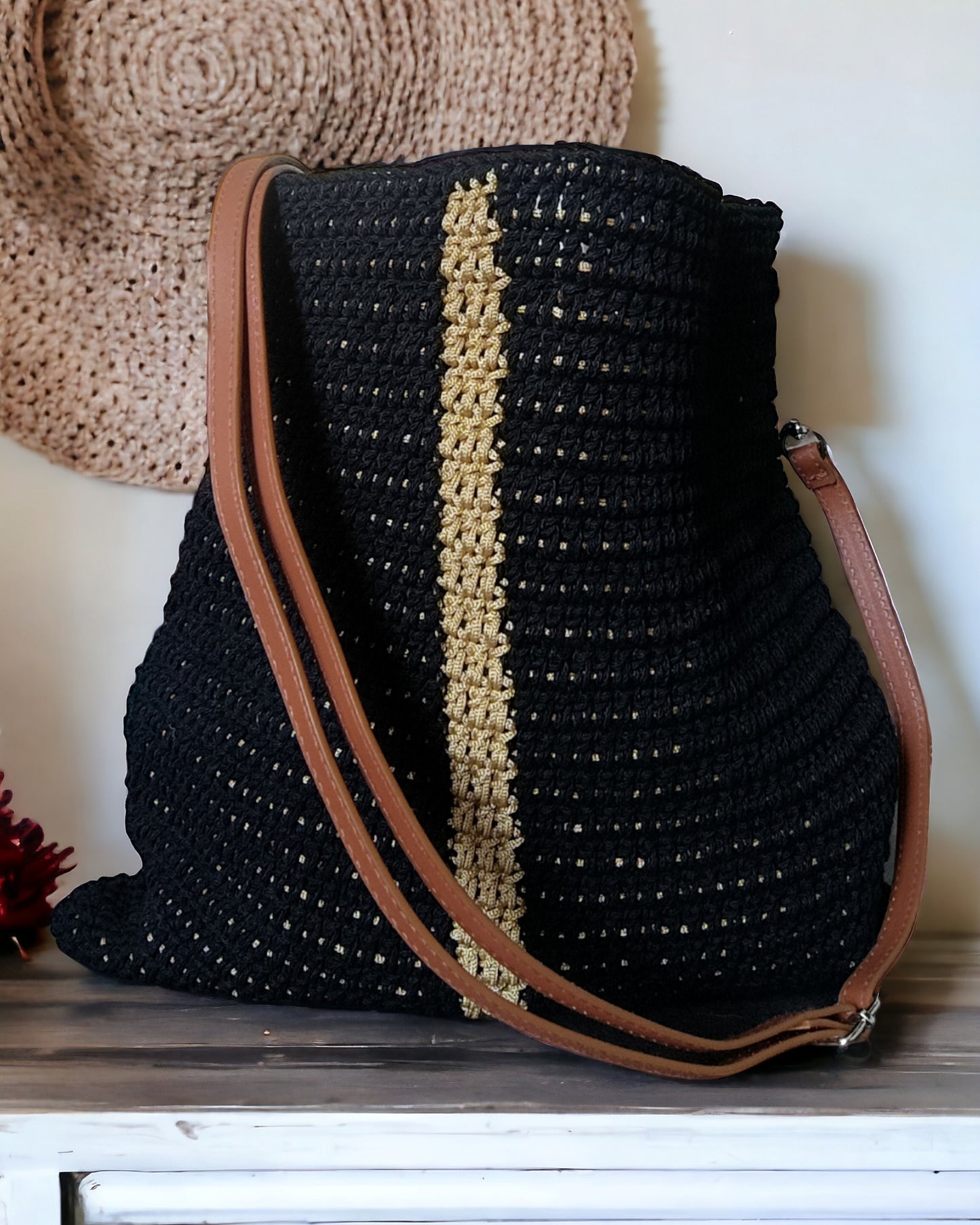 Borsa tote all'uncinetto - Quattroequarantotto