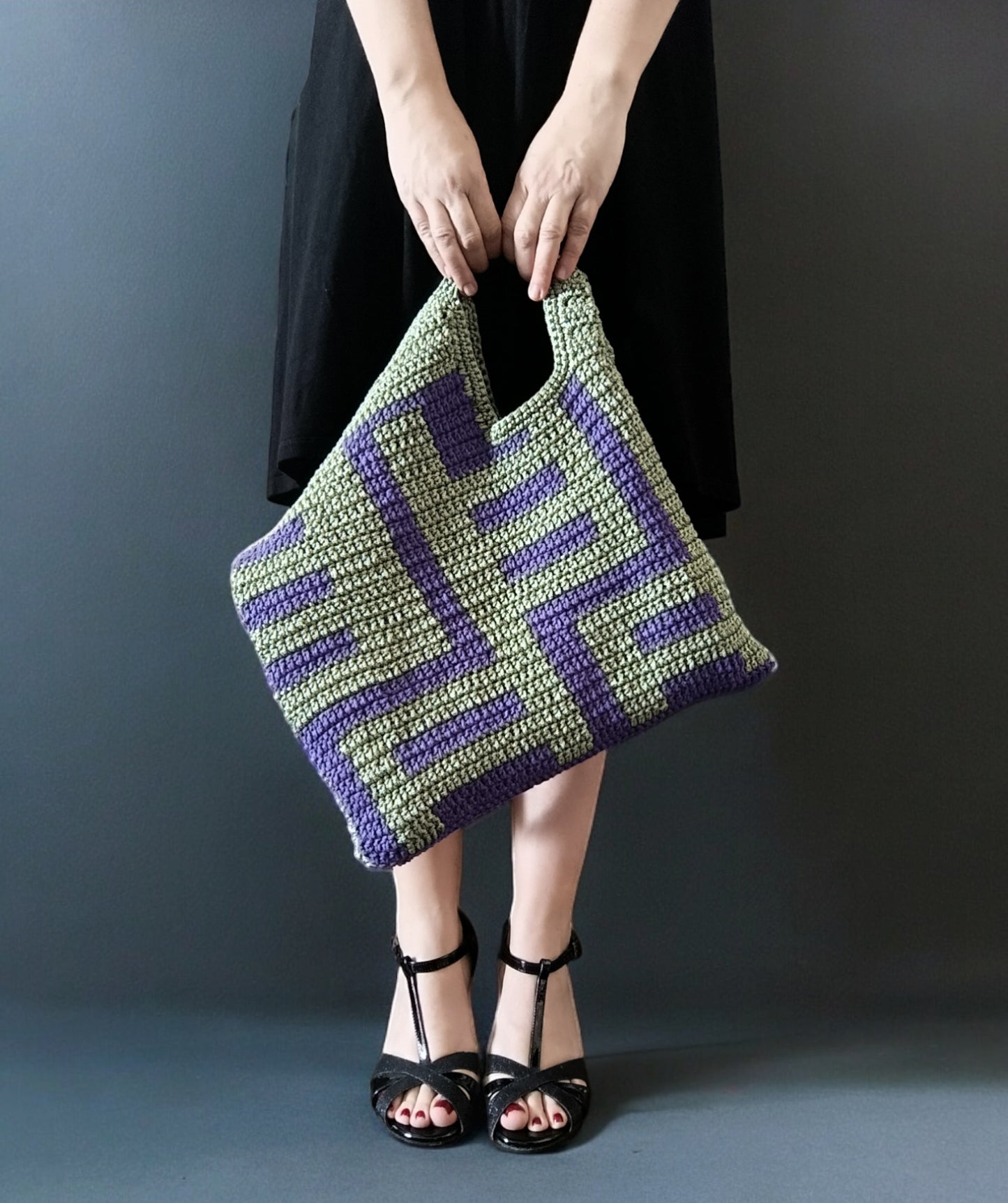 Borsa estiva all'uncinetto
