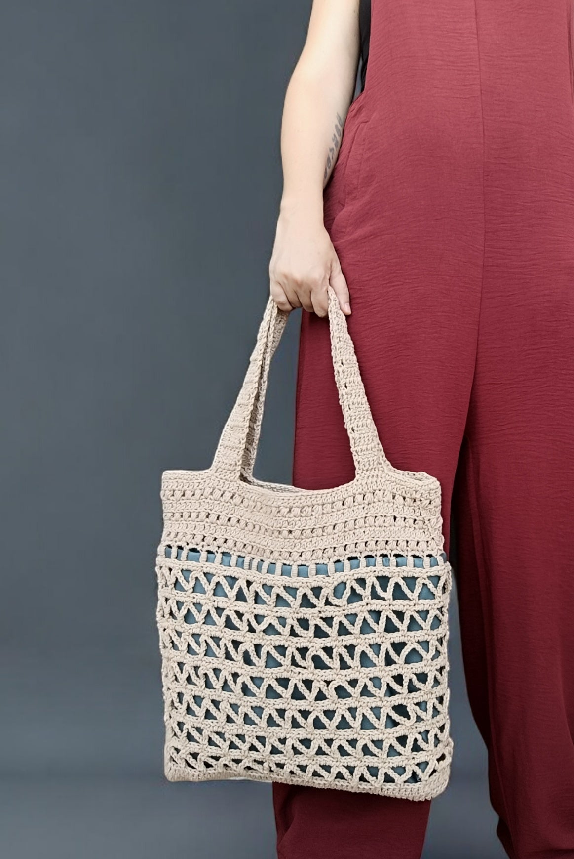Borsa estiva all'uncinetto