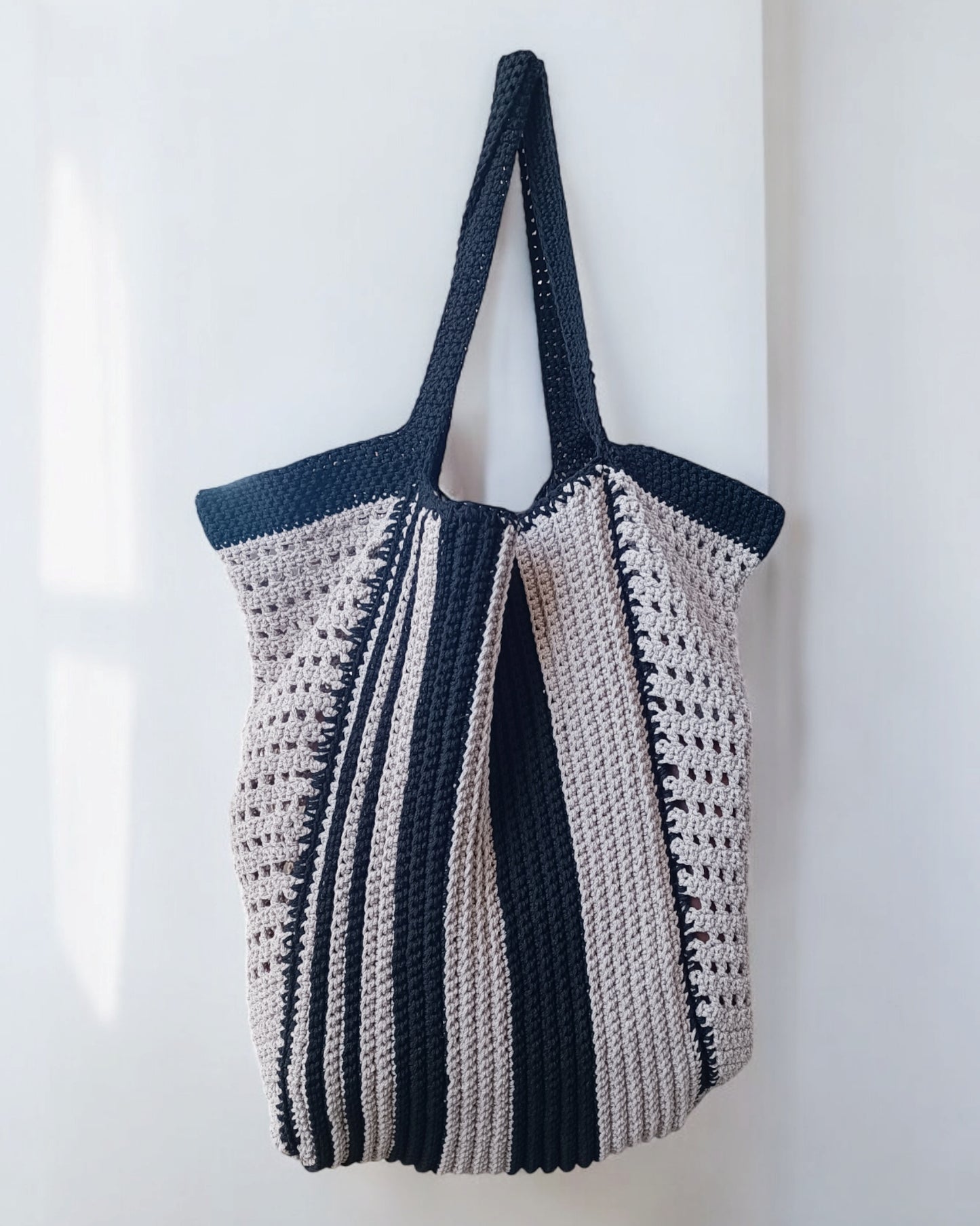 Maxi borsa all'uncinetto