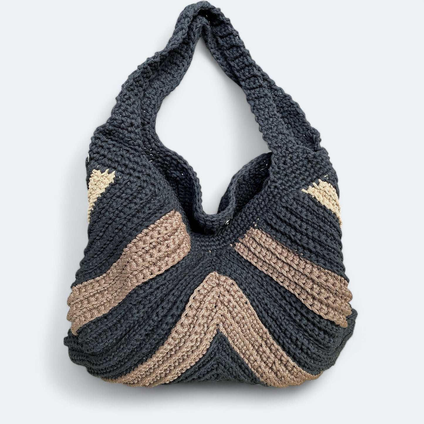 Borsa da spalla all'uncinetto