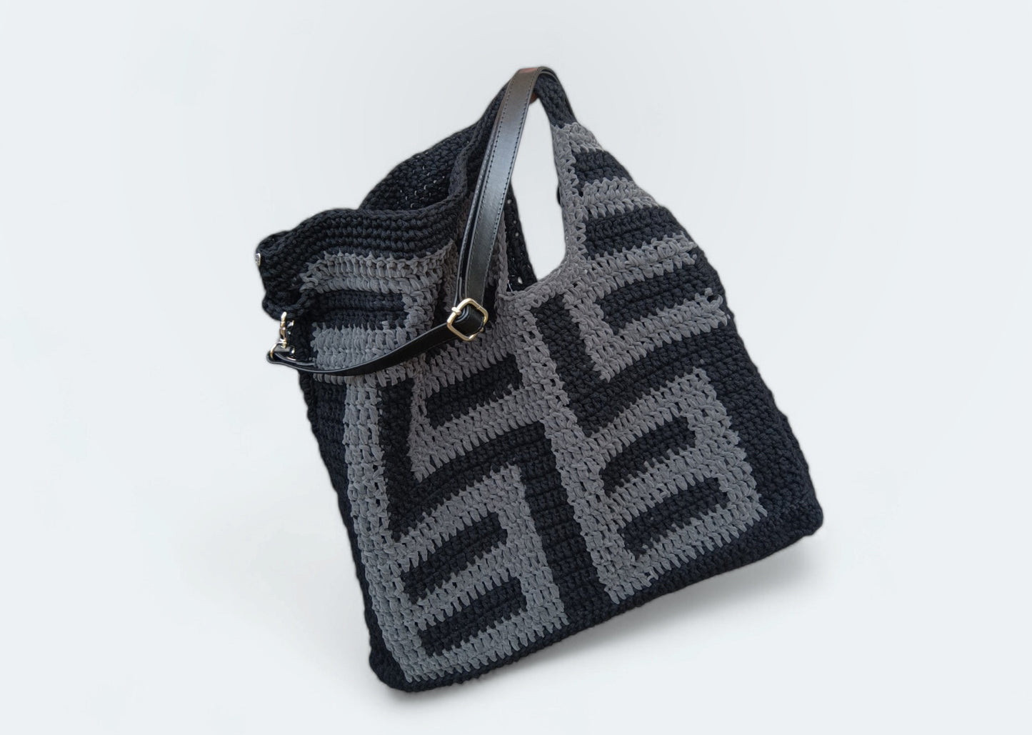 Borsa invernale all'uncinetto