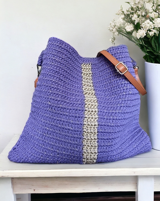 Borsa a spalla all'uncinetto - Quattroequarantotto