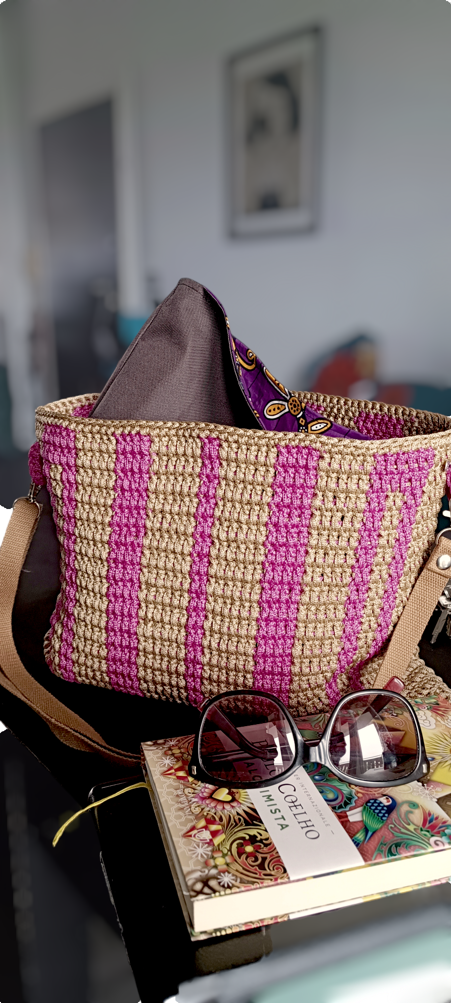 Borsa estiva all'uncinetto