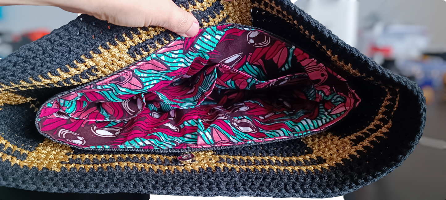 Borsa estiva all'uncinetto