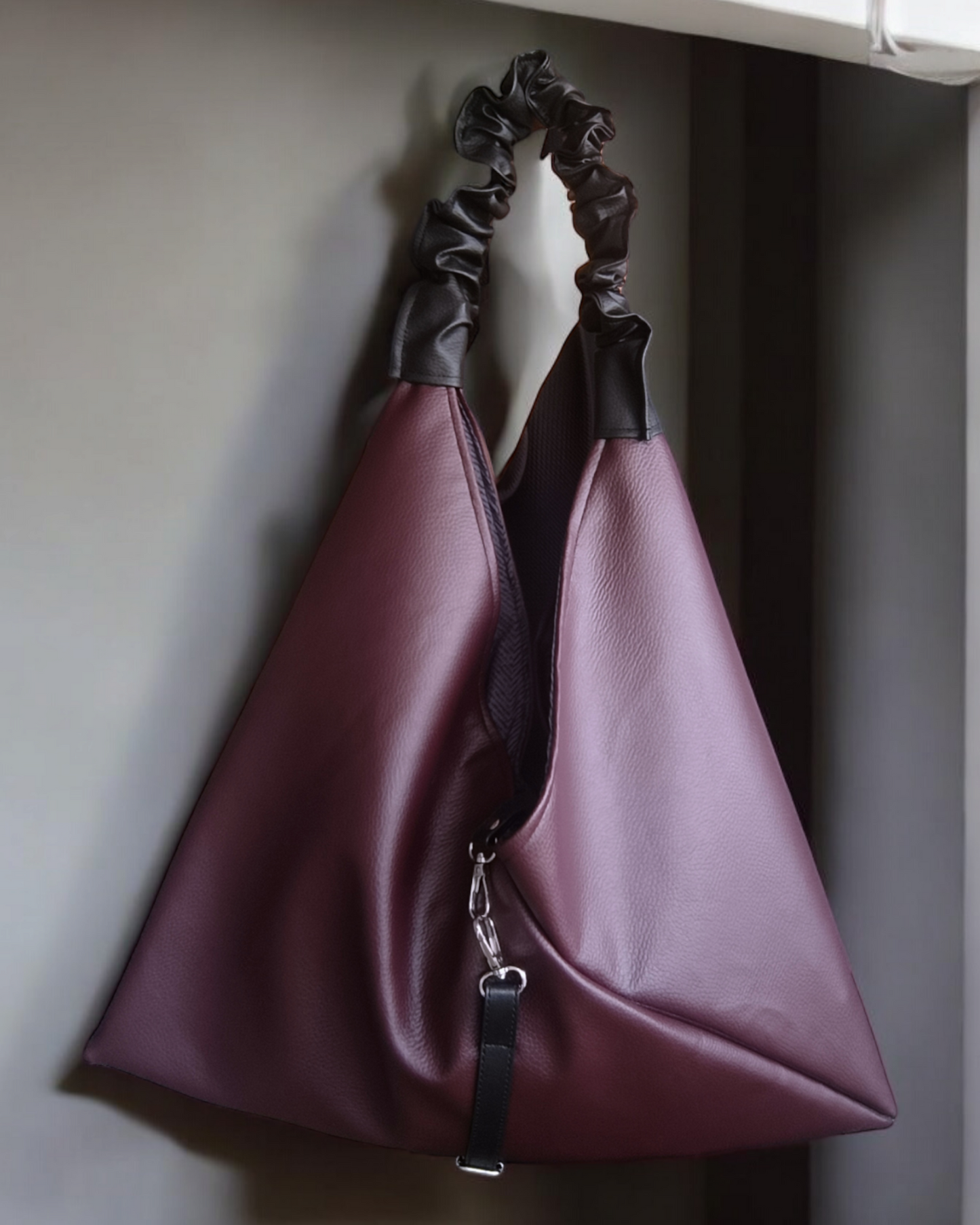 Borsa origami in pelle sintetica