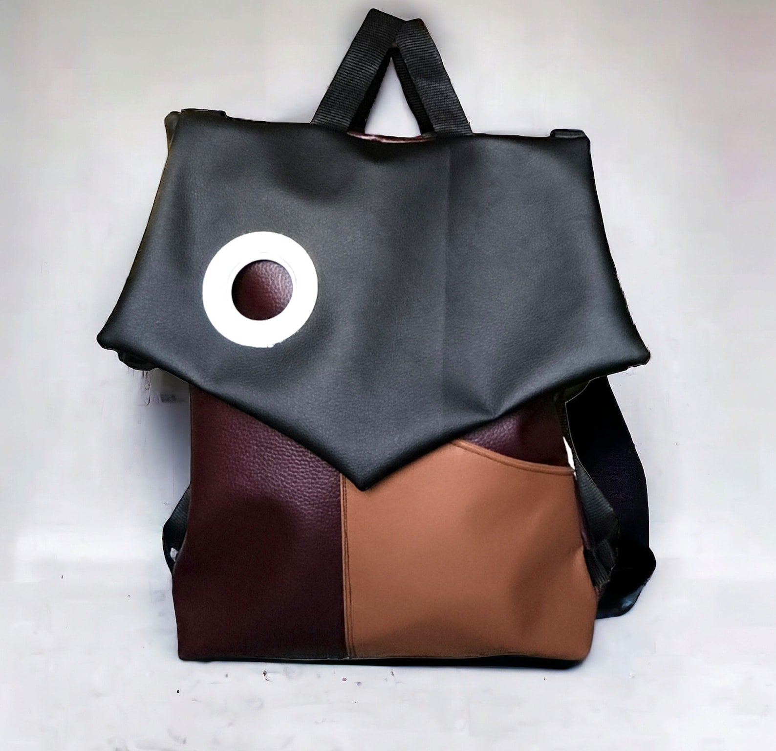 Zaino donna, borse convertibili, borsa zaino in pelle sintetica, zaino impermeabile, borse fatte a mano, borse a spalla, idea regalo per lei - Quattroequarantotto