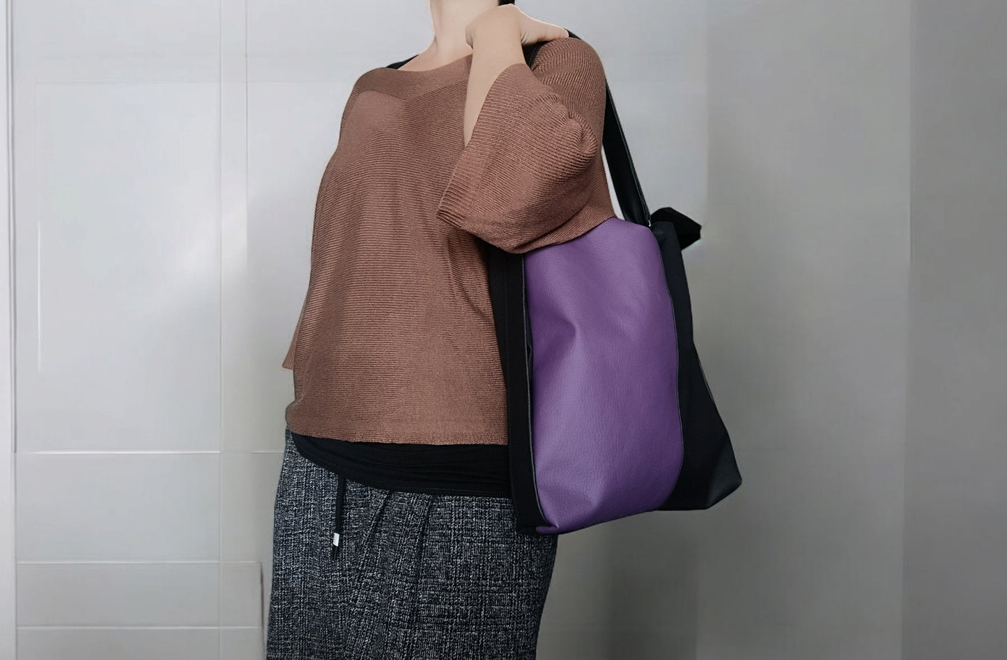 Borsa convertibile in zainetto