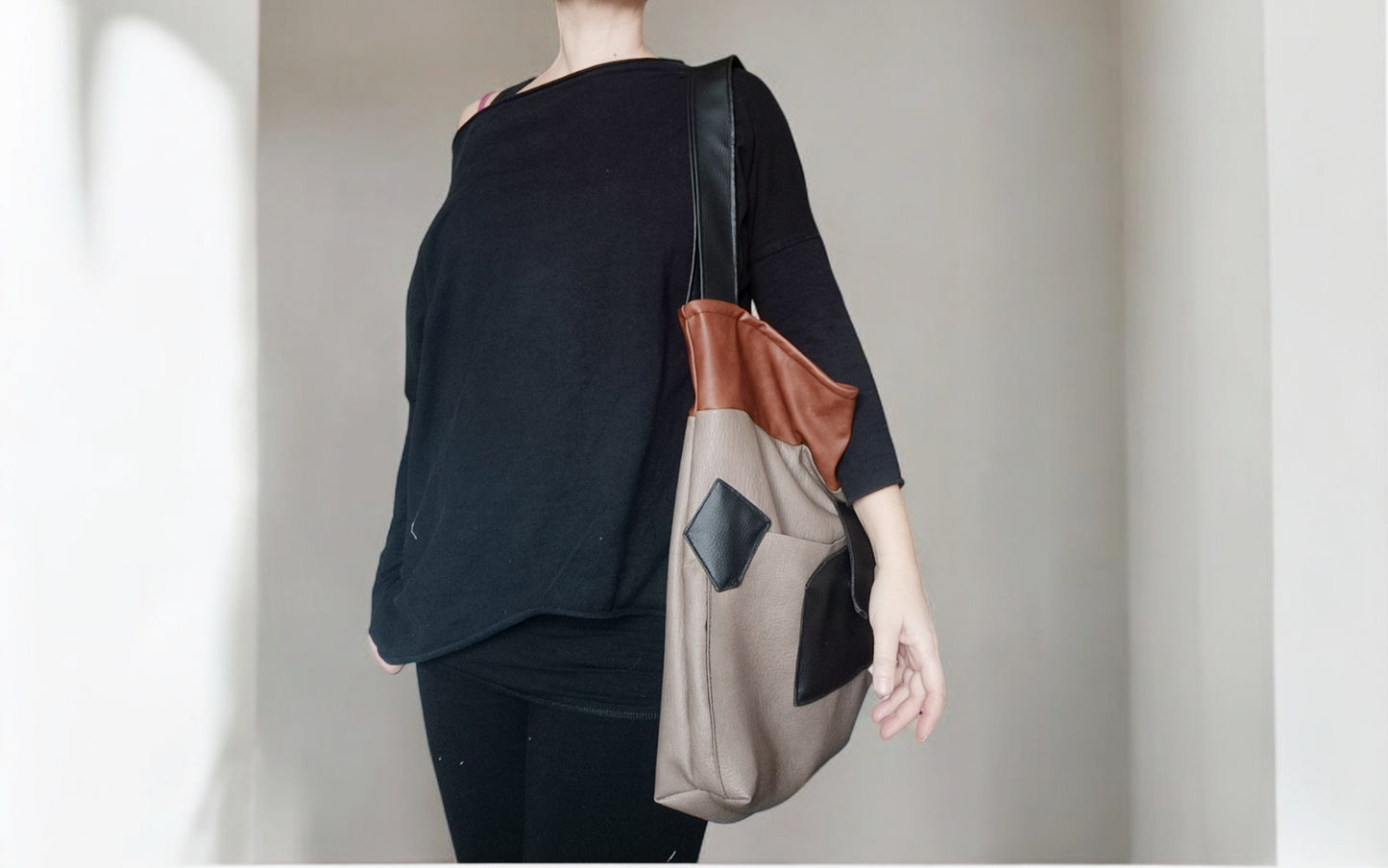Maxi bag a spalla