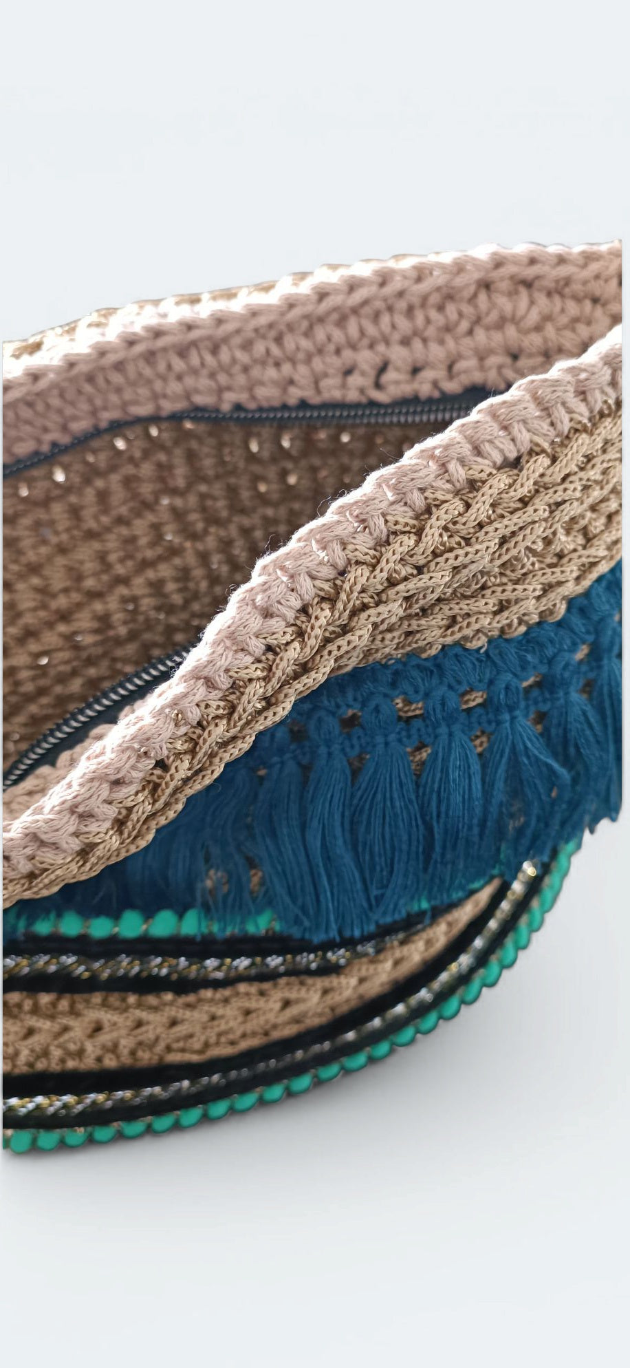 Pochette estiva all'uncinetto