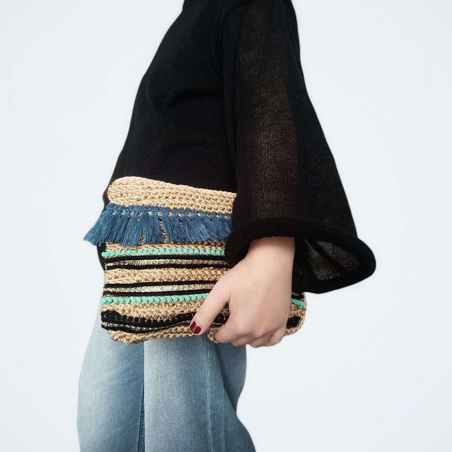 Pochette estiva all'uncinetto