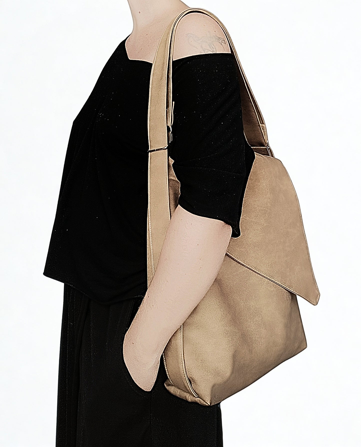 Utility bag in pelle sintetica