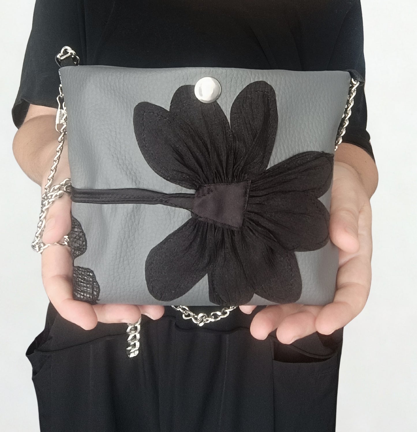 Mini bag grigia