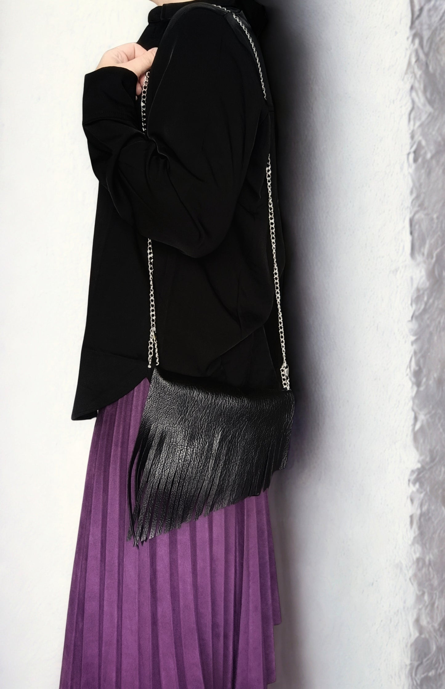 Mini bag elegante nera