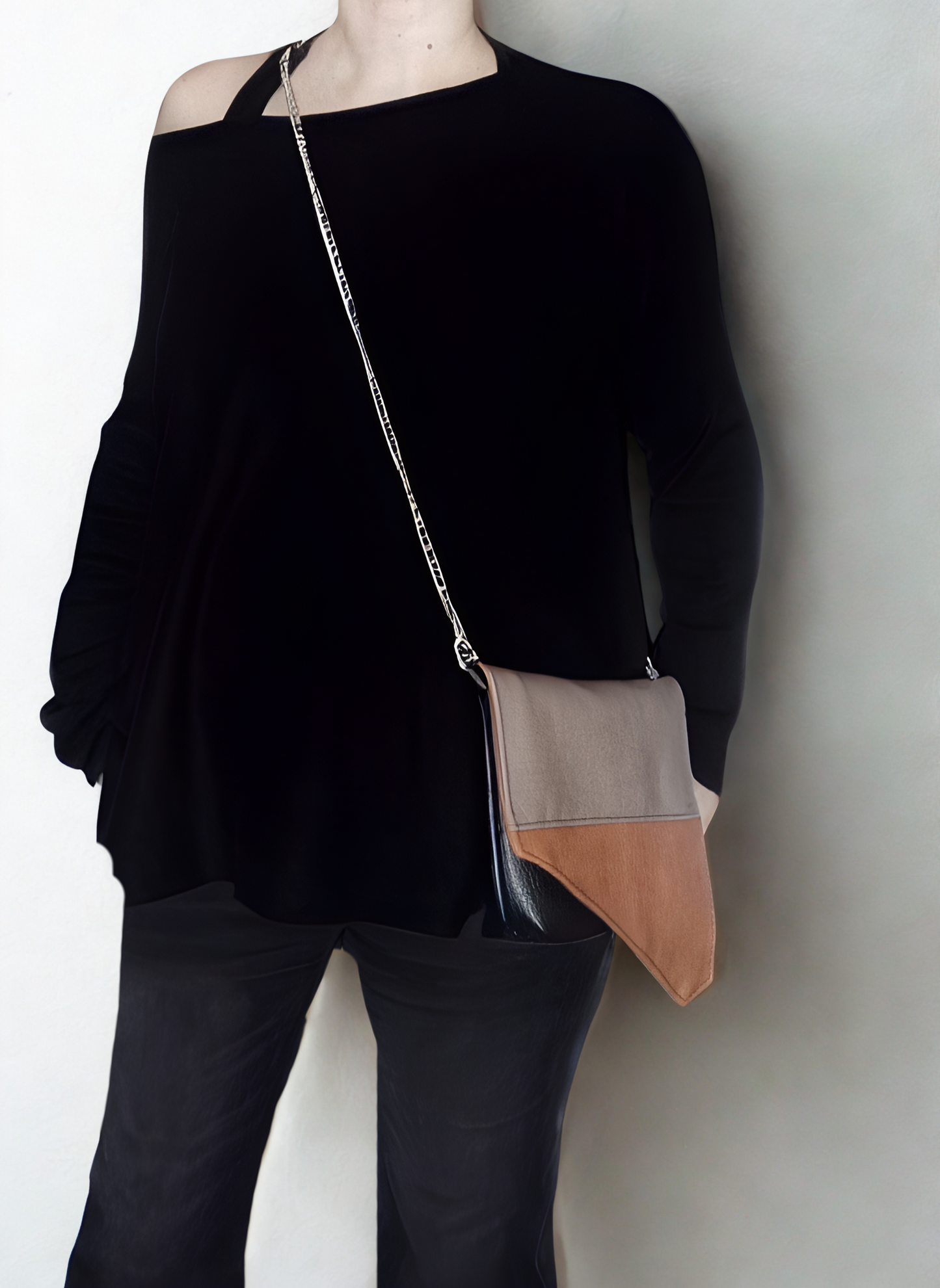 Mini bag in pelle sintetica