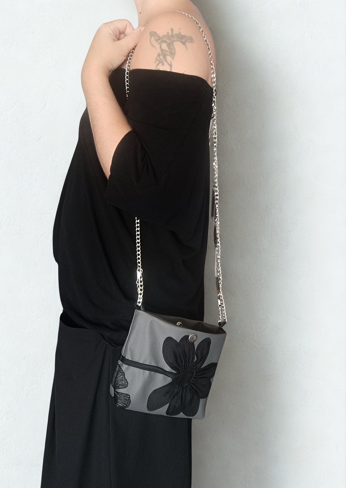 Mini bag grigia