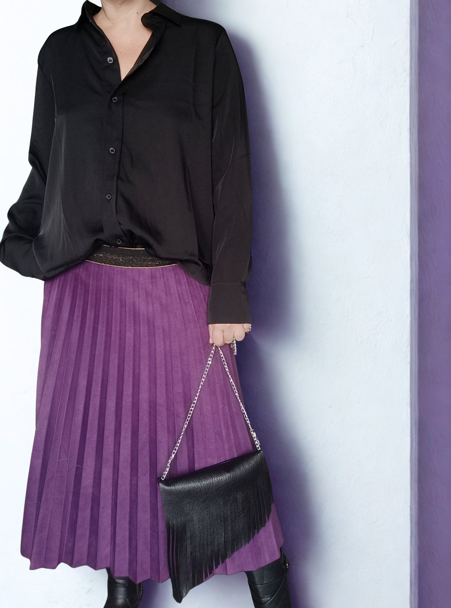 Mini bag elegante nera
