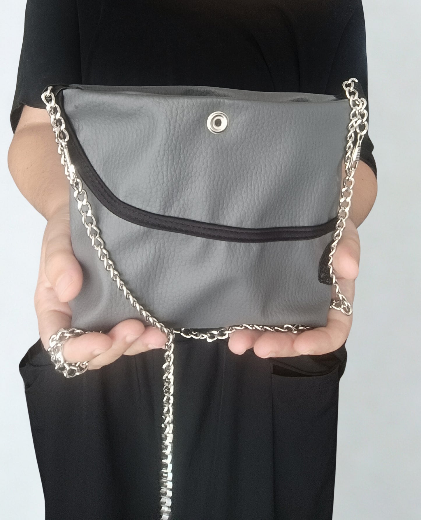 Mini bag grigia