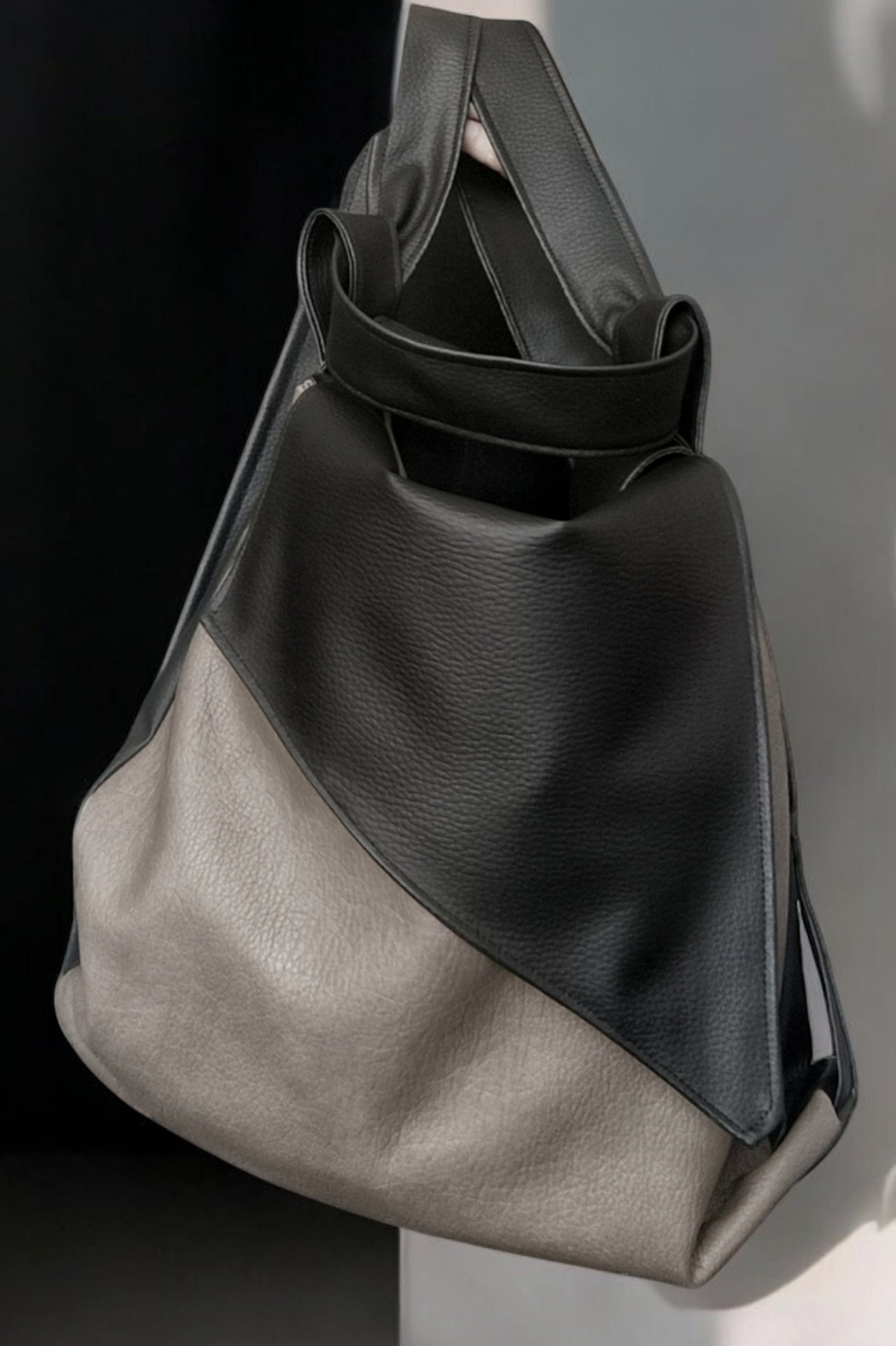 Borsa convertibile in zainetto