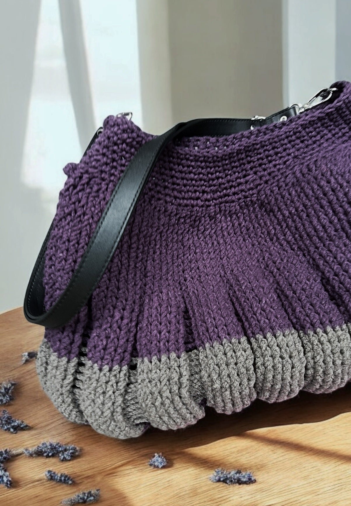 Borsa invernale all'uncinetto