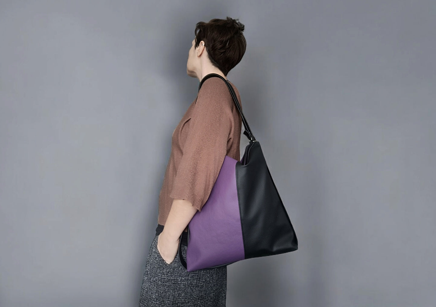 Borsa convertibile in zainetto