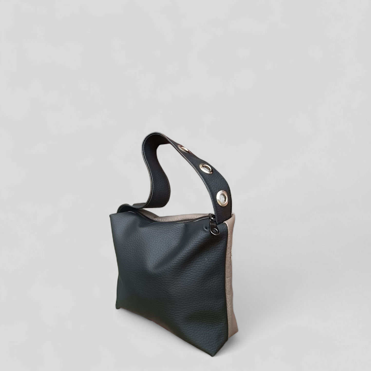 Mini bag in pelle sintetica