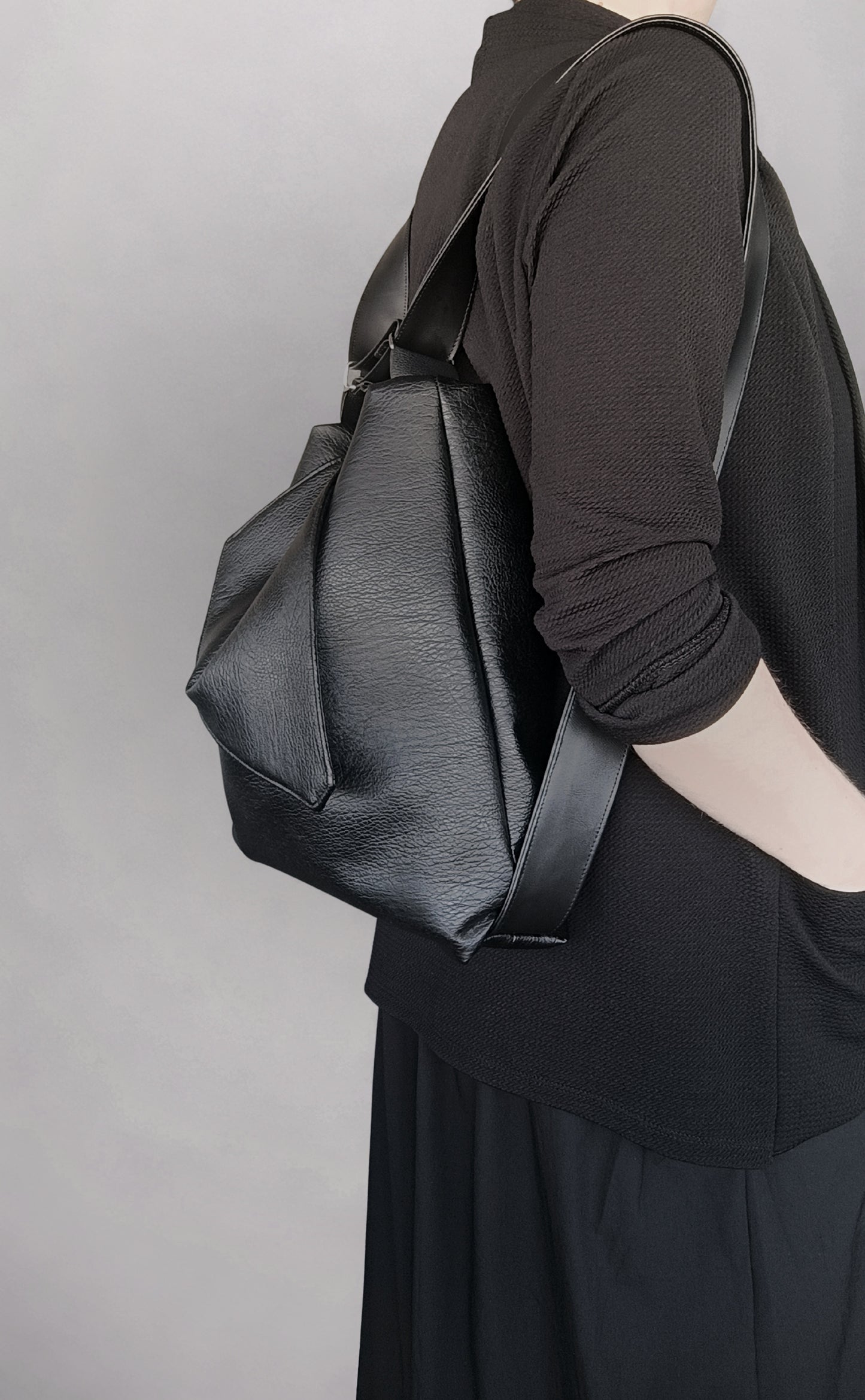 Borsa da spalla convertibile in zainetto