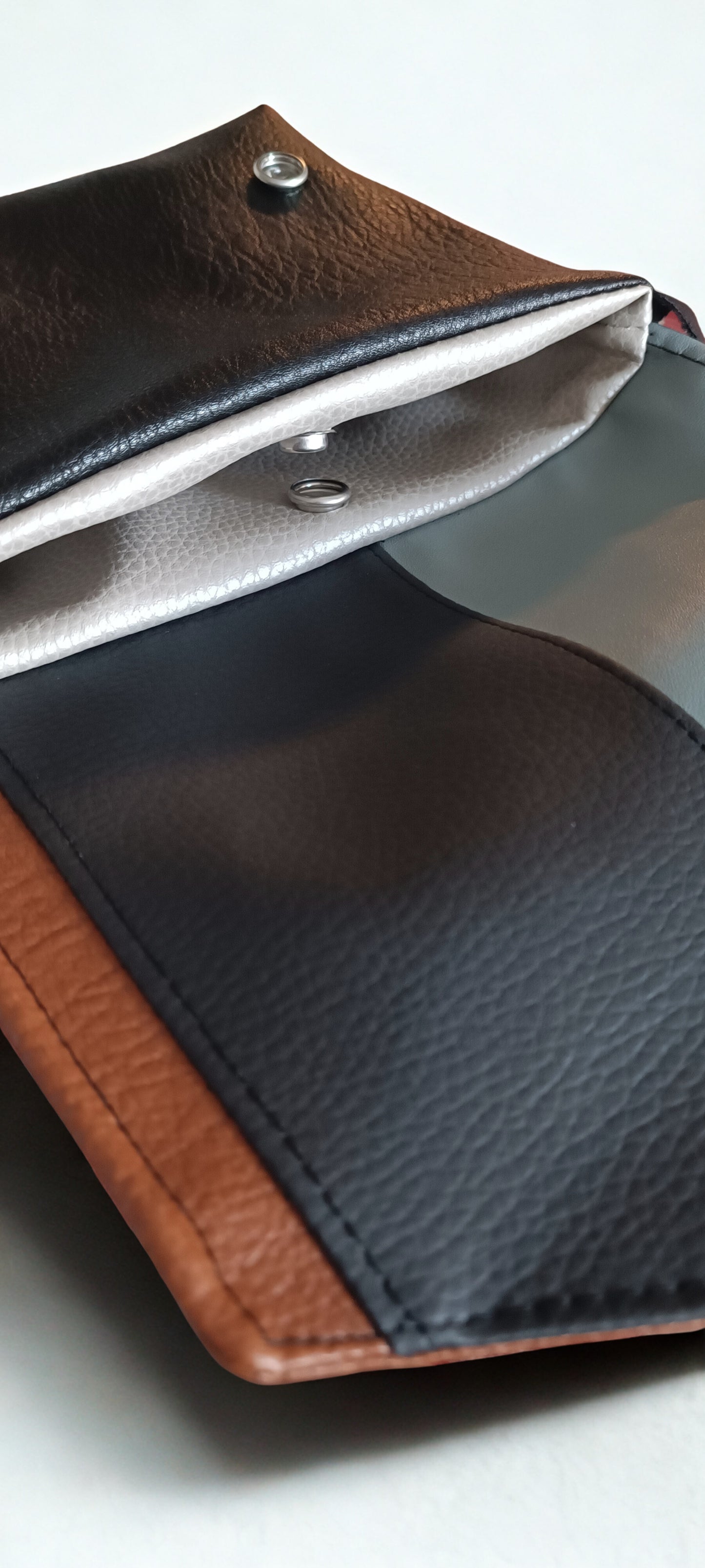 Mini bag in pelle sintetica