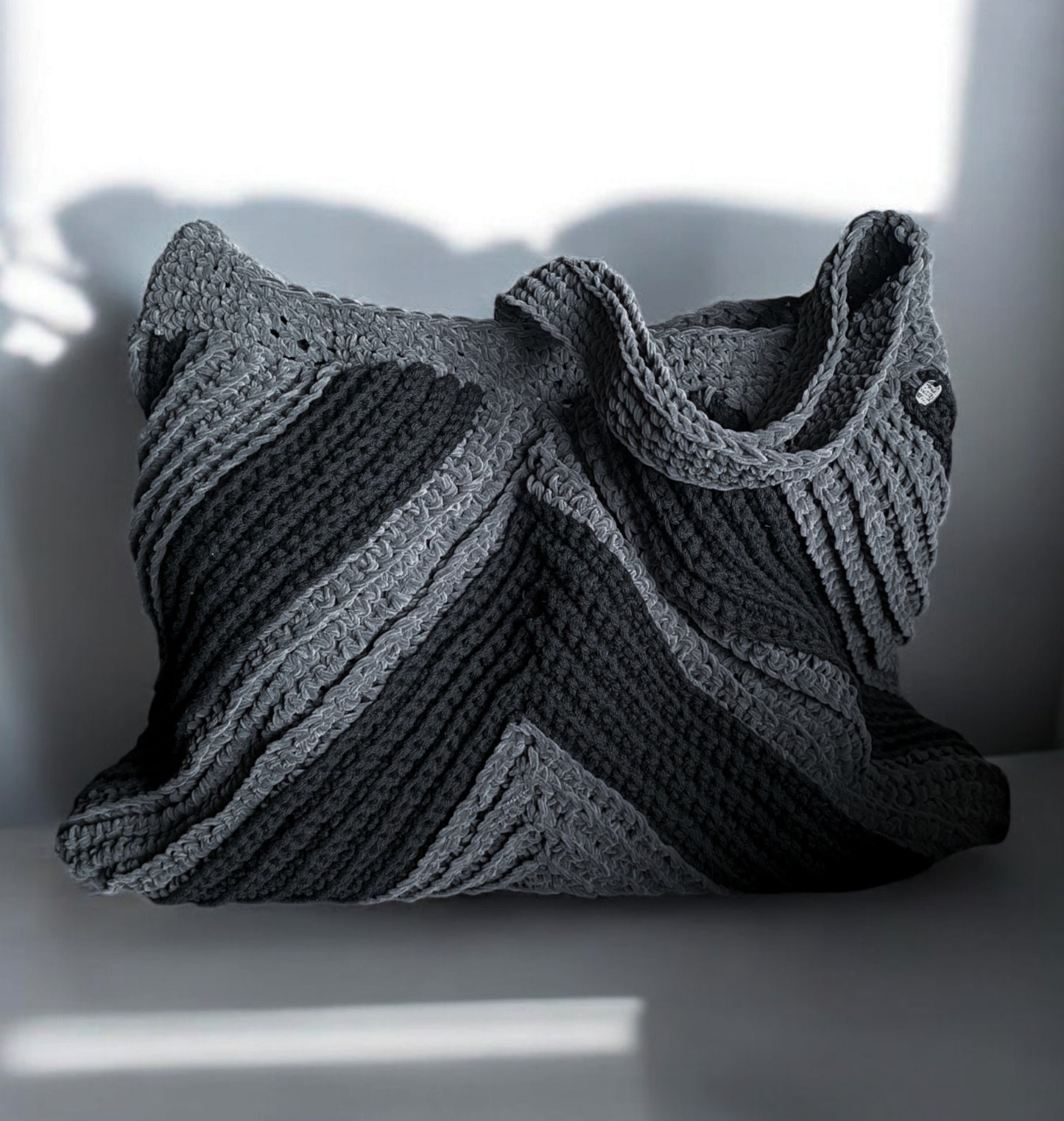 Borsa all'uncinetto invernale