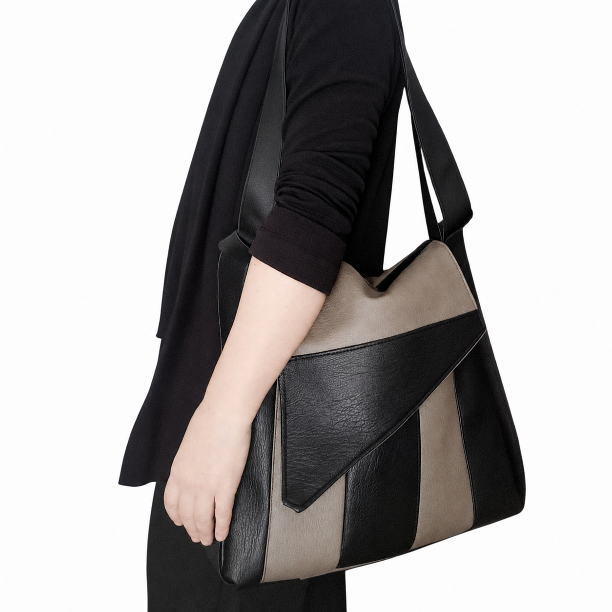 Borsa zaino in pelle sintetica