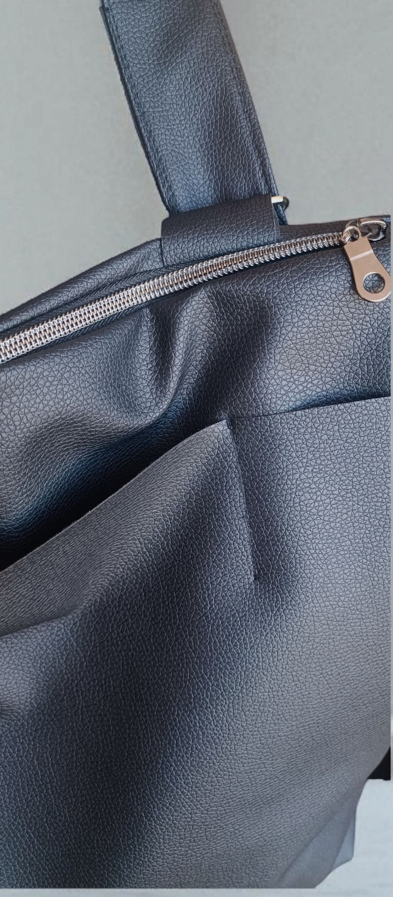Tote bag convertibile in zainetto