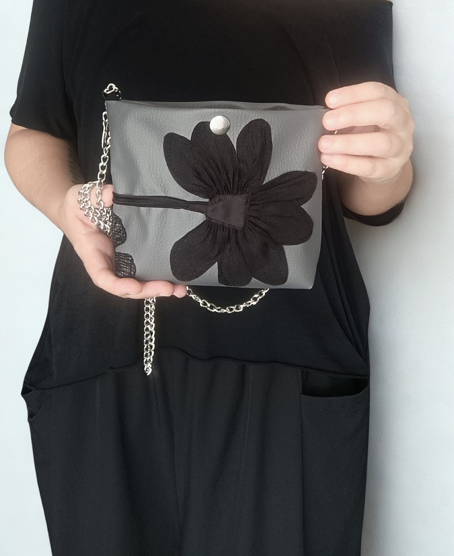 Mini bag grigia