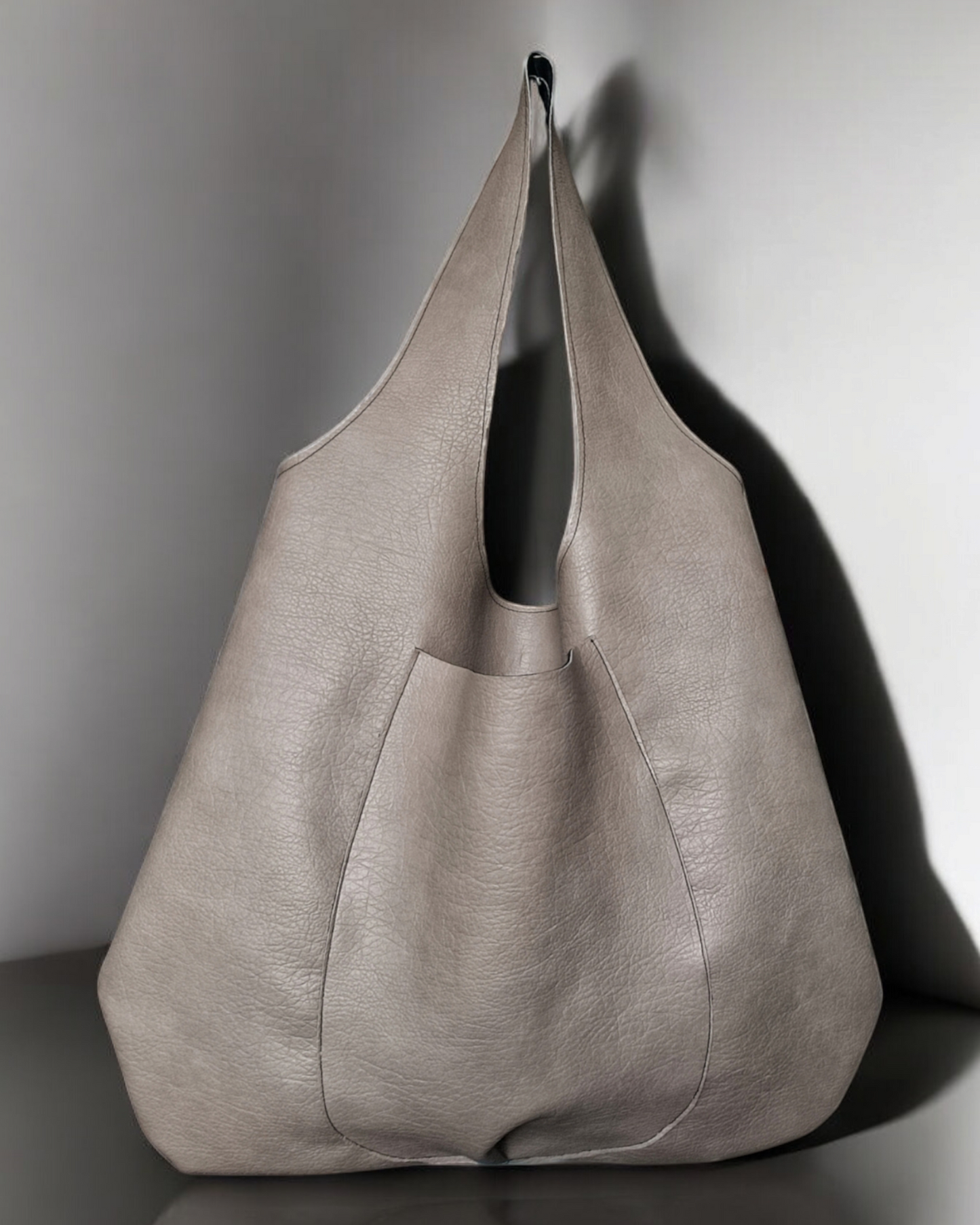 Daily bag in pelle sintetica