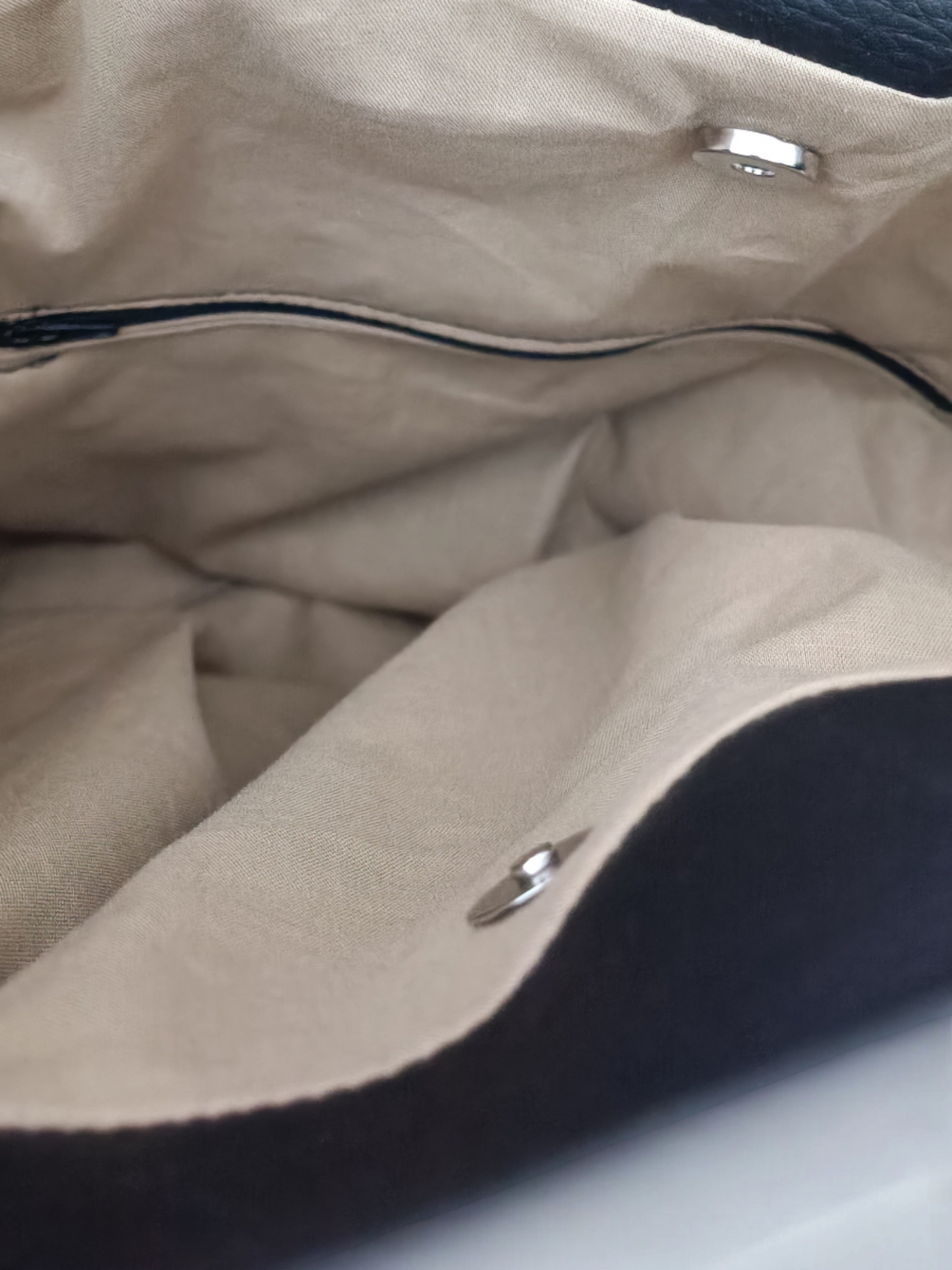 Borsa grande da spalla in pelle sintetica
