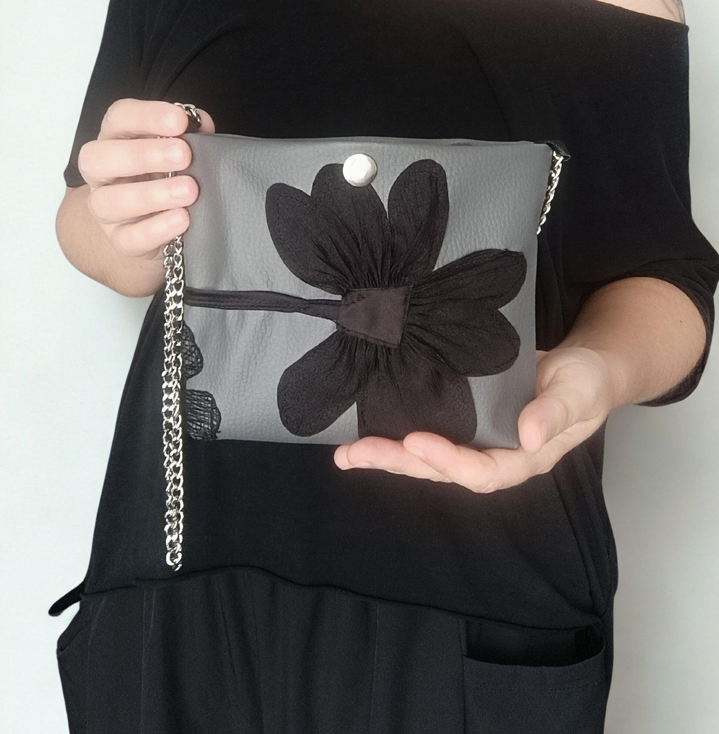 Mini bag grigia