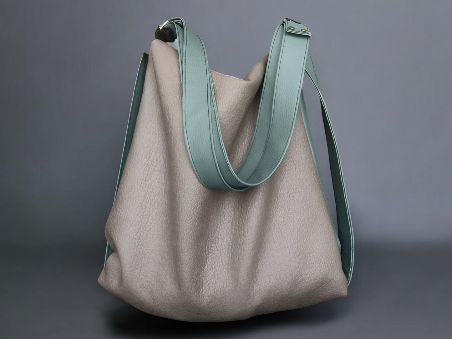 Borsa convertibile in zainetto