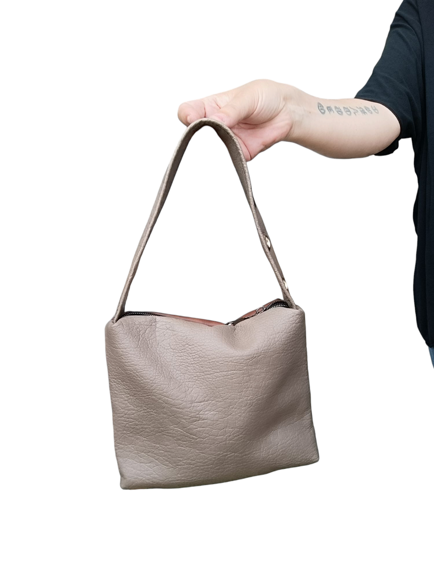 Mini bag in pelle sintetica