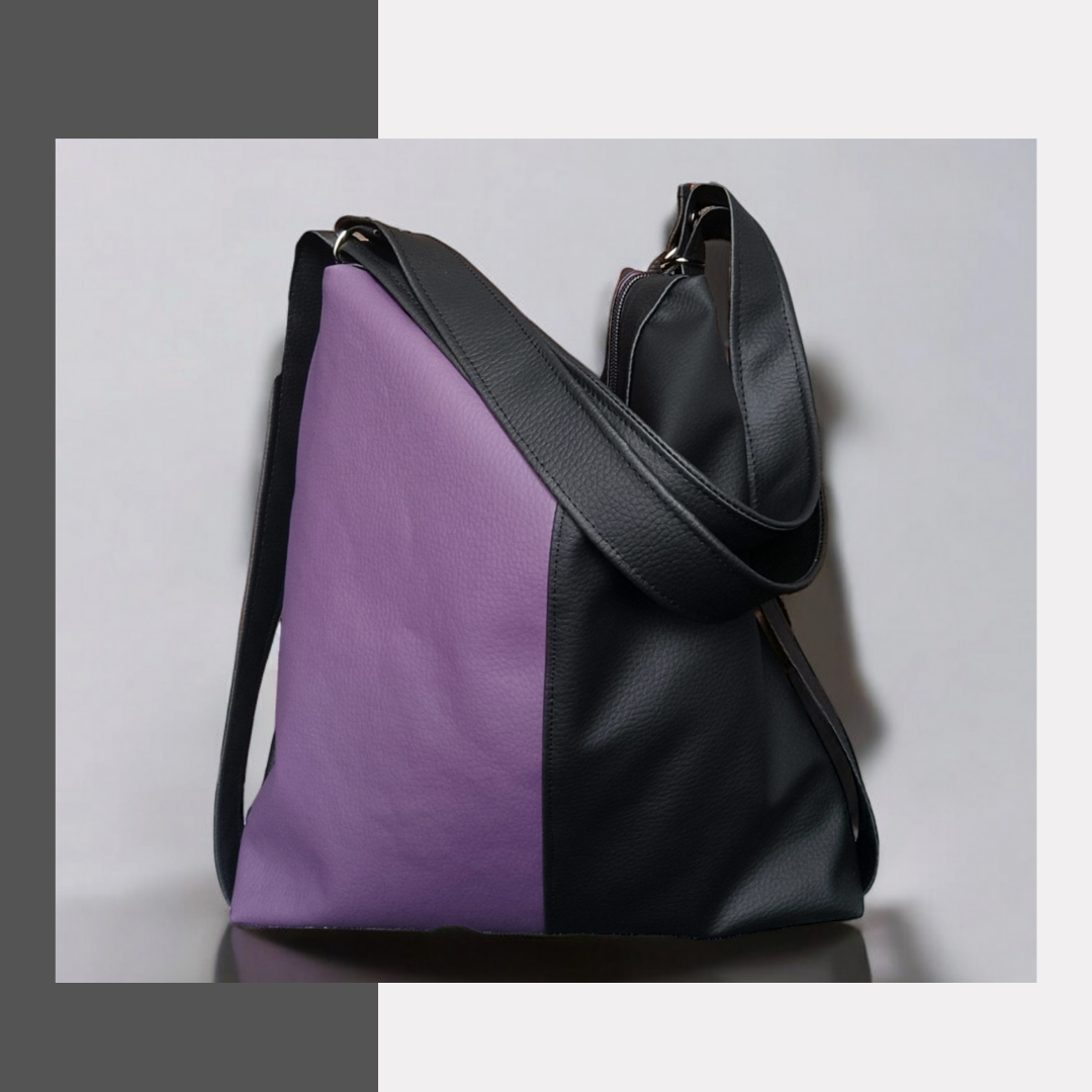 Borsa convertibile in zainetto