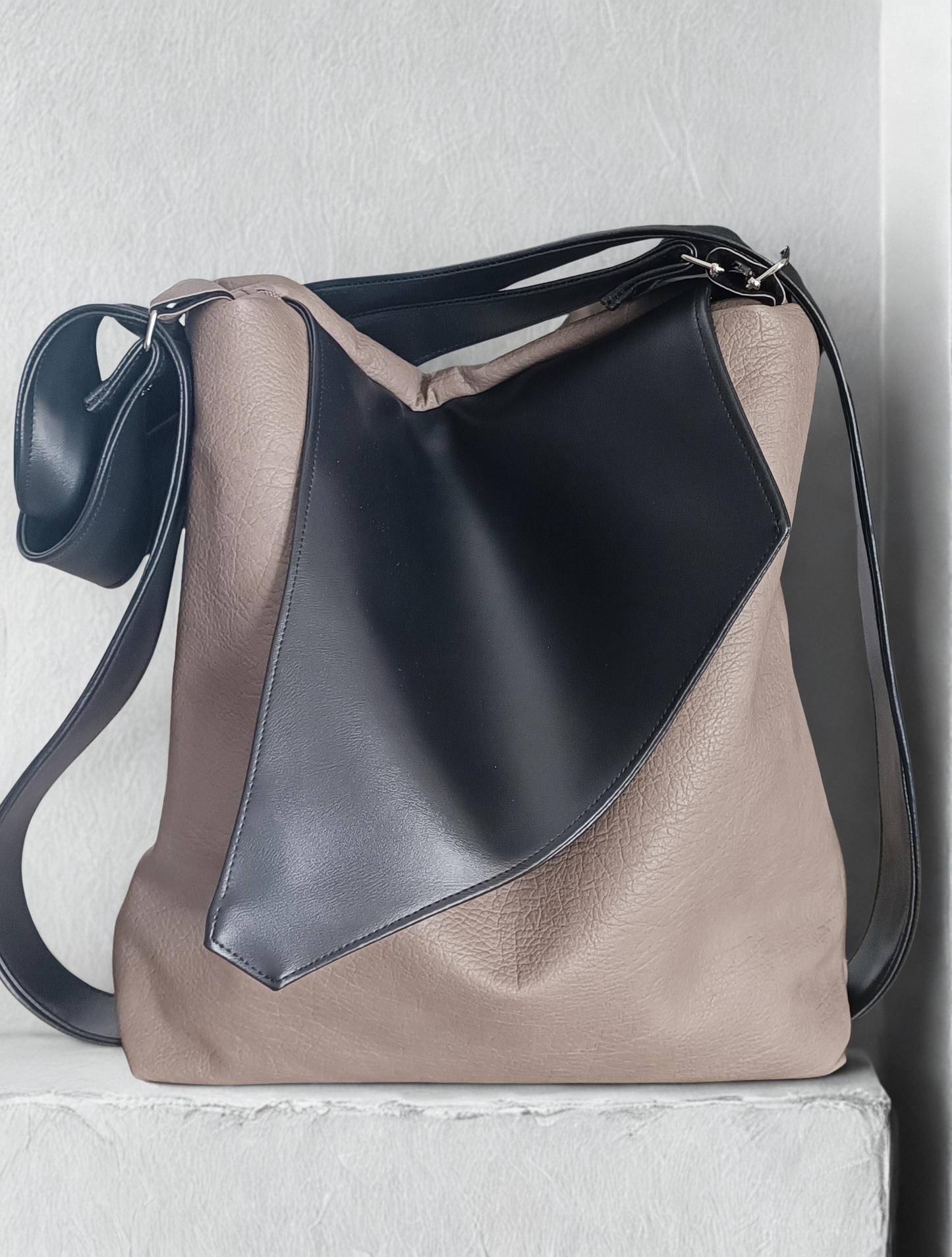 Borsa zaino donna in pelle sintetica